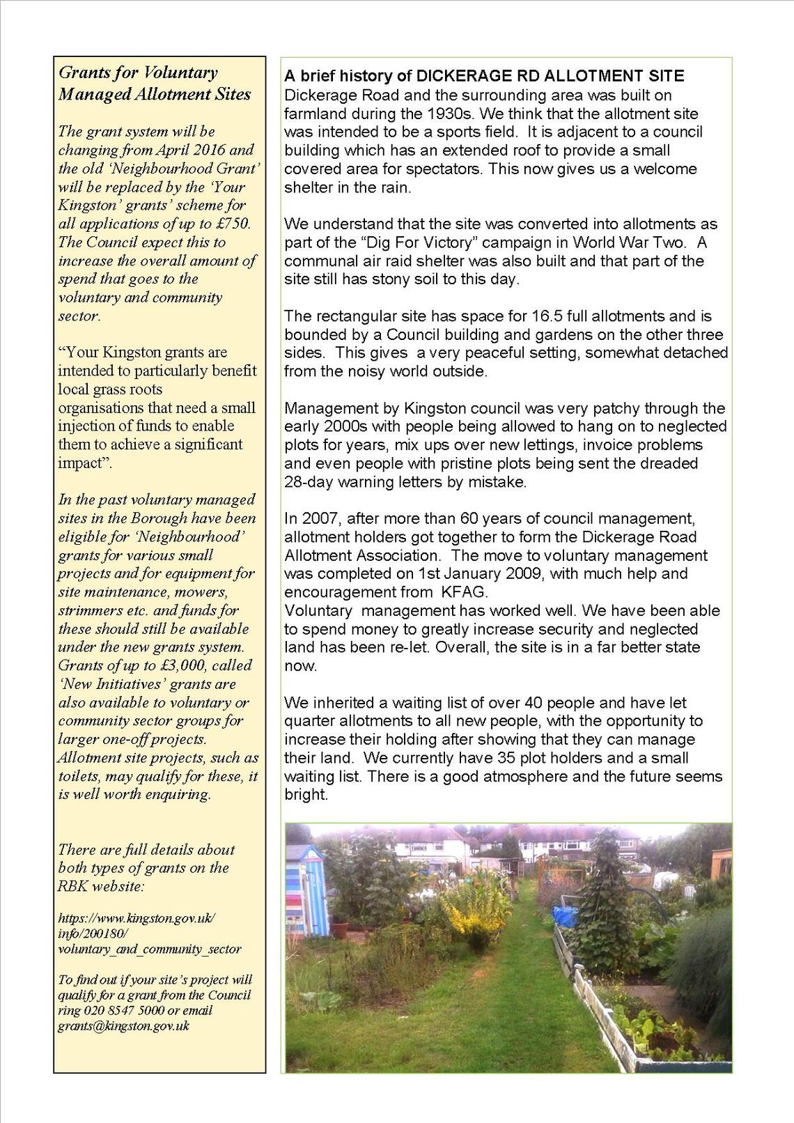 KFAG Newsletter No 13 p2